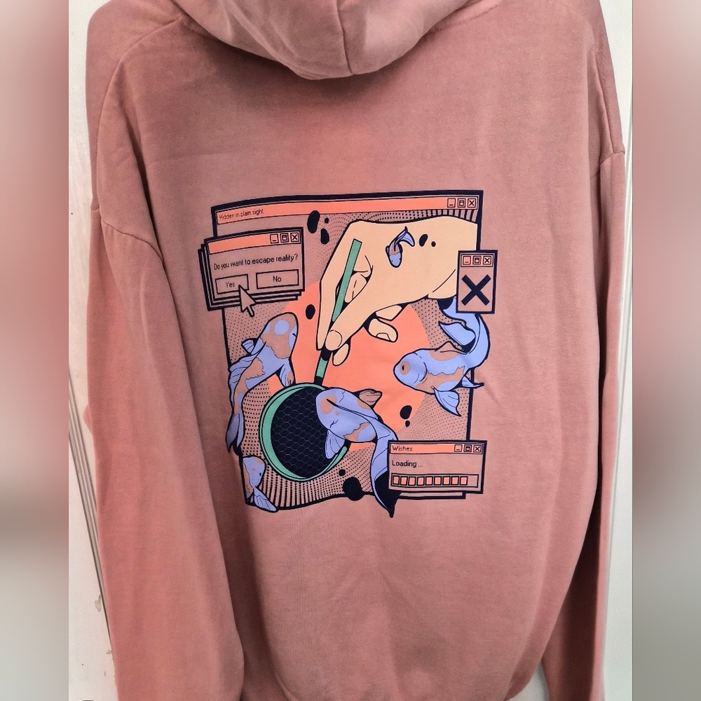 CLOAK brand Peach Colored Hoodie
